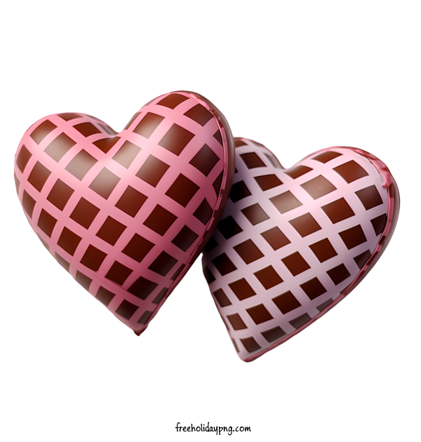 Transparent Valentine's Day Chocolates Pink heart Valentine's day for Chocolates for Valentines Day